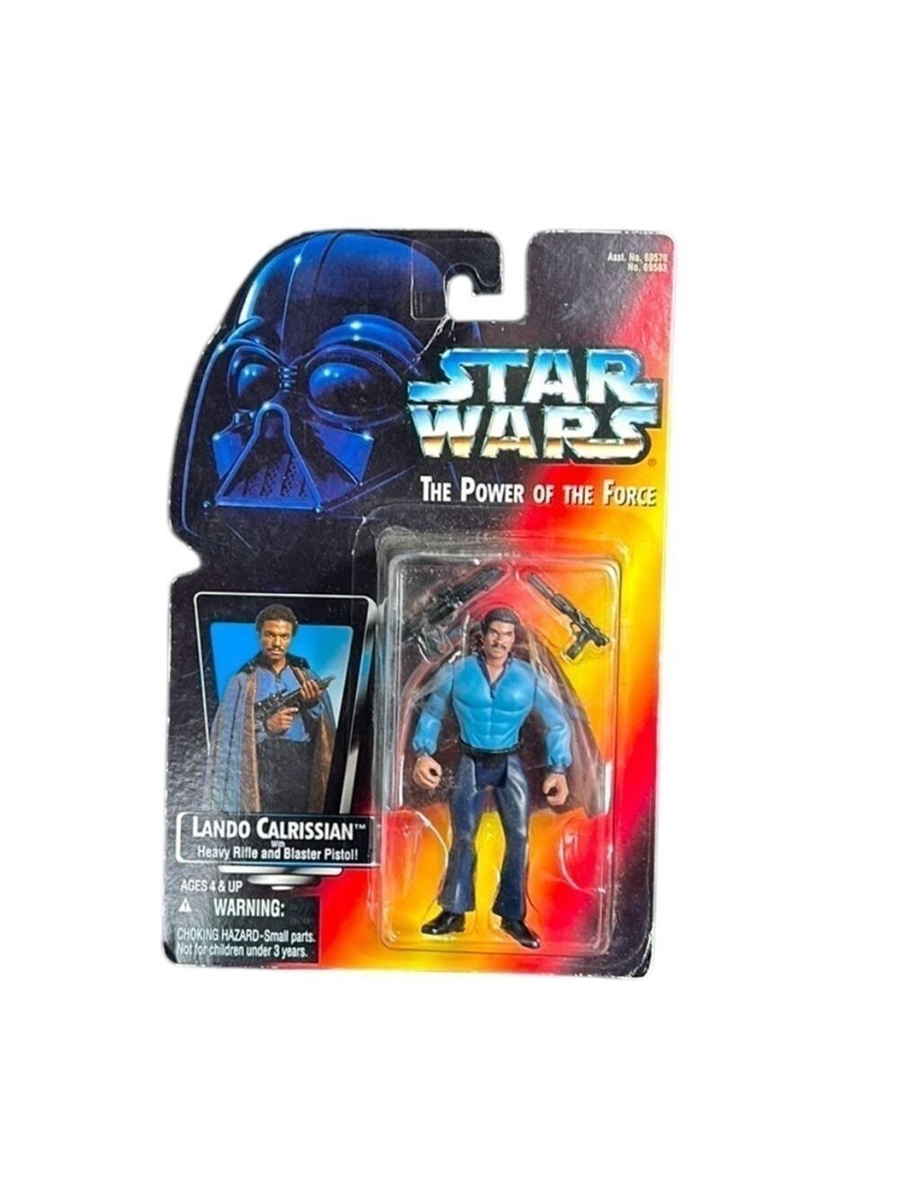 Vintage 1995 Star Wars Lando Calrissian Heavy Rifle and Blaster Pistol